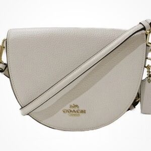 Coach Cream Leather Crossbody Bag